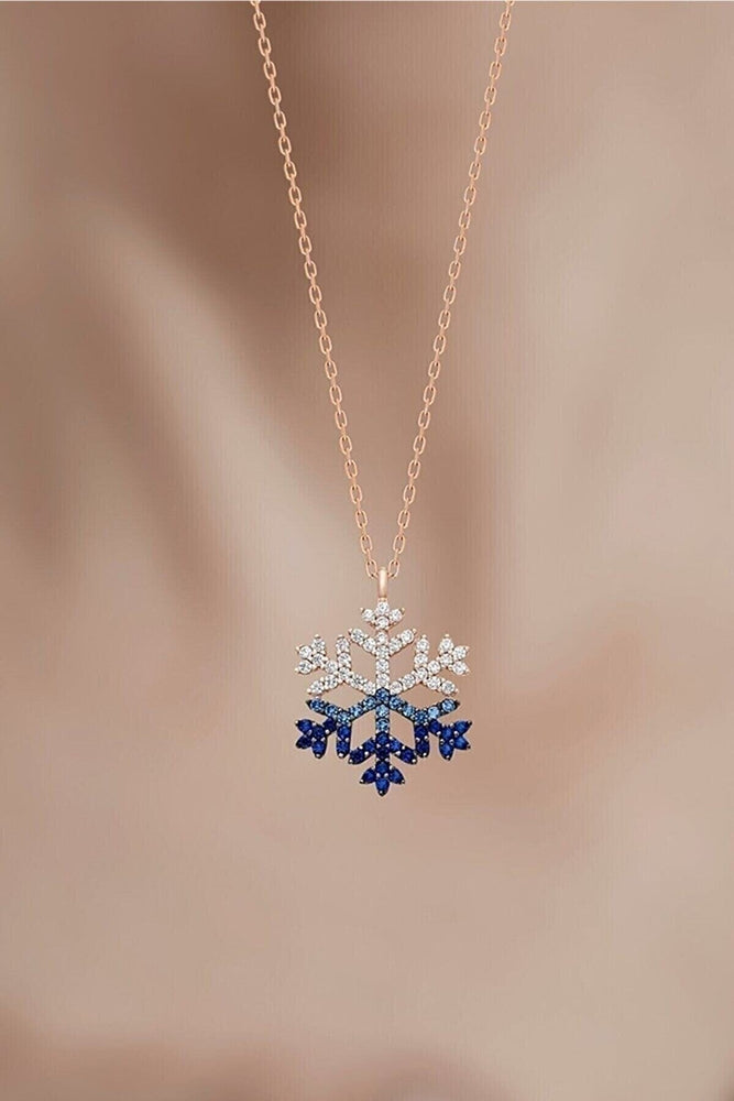 925 Sterling Silver Necklace - SnowFlake