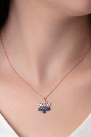 925 Sterling Silver Necklace - SnowFlake