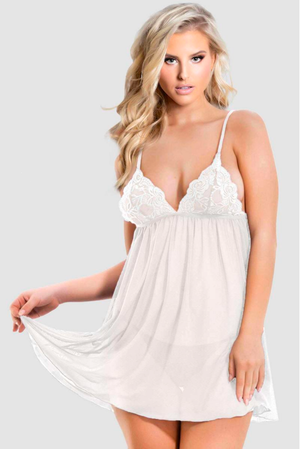 Tulle Sexy Babydoll Set