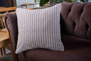 
            
                Load image into Gallery viewer, Pure Linen Striped Cushion Cover
            
        