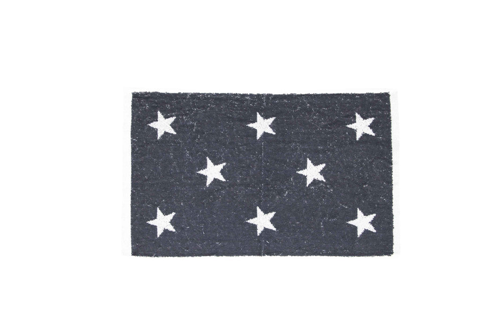 
            
                Load image into Gallery viewer, Tyne Collection of Cotton Guest Towels Set of 2 - Anthracite &amp;amp; White Stars
            
        